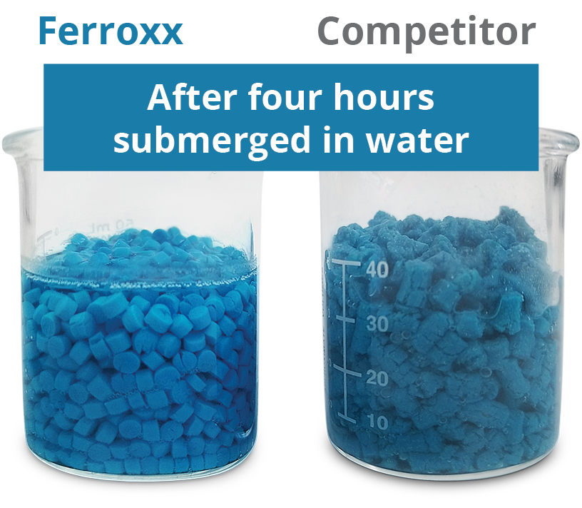Ferroxx versus competitor